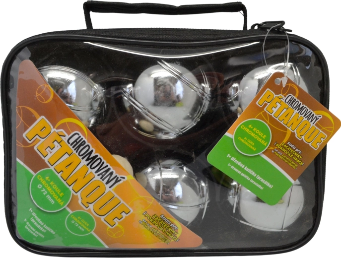 Set de bile metalice pentru petanque – 6 buc.
