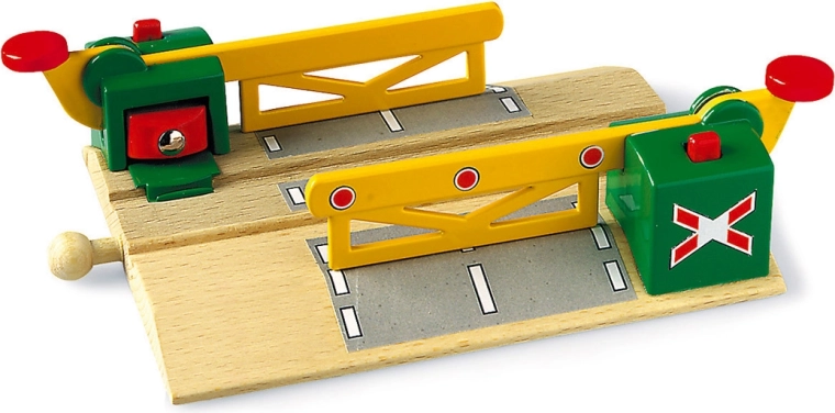 Trecere la nivel feroviară magnetică cu bariere