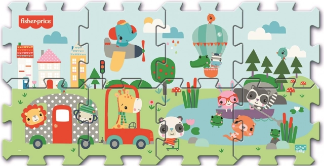 Puzzle din spumă cu zâmbet FISHER-PRICE