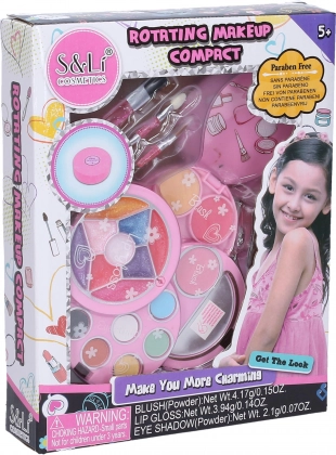 Set cosmetic cu paletă etajată pentru machiaj