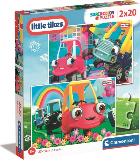 Clementoni puzzle Little Tikes 2×20 piese