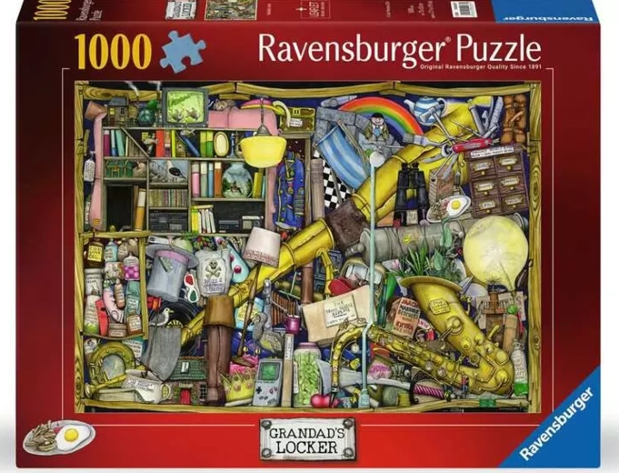 Puzzle Ravensburger Dulapul bunicului, 1000 de piese