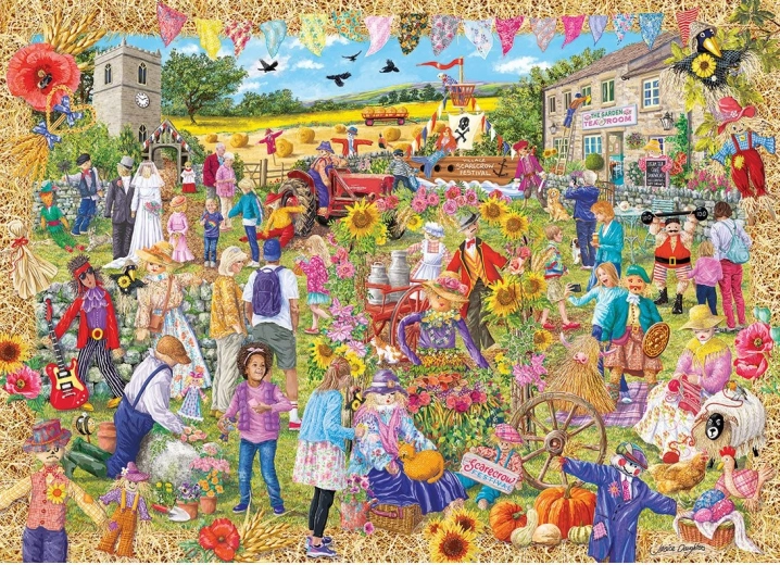 Puzzle festivalul sperietoarelor 1000 piese