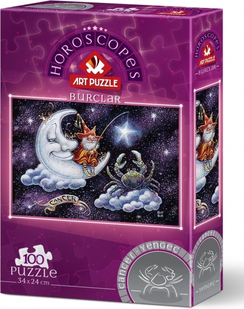 Puzzle Semnul zodiacului Rac 100 piese