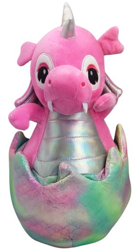 Dragonuș de pluș în ou 40 cm