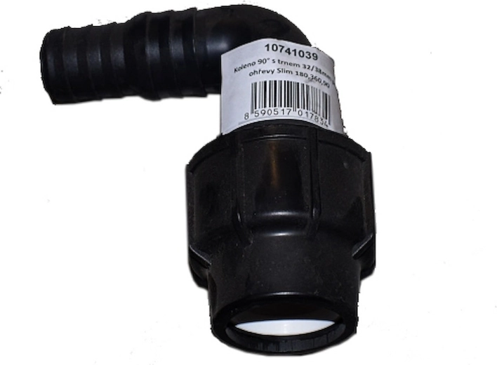 Cot 90° cu racord tip țep 32/38 mm pentru încălzire solară Slim 90, 180 și 360