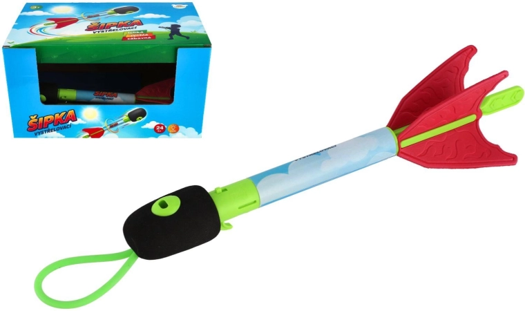 Săgeată lansatoare pe baterii cu lumină 27 cm - 1 bucată