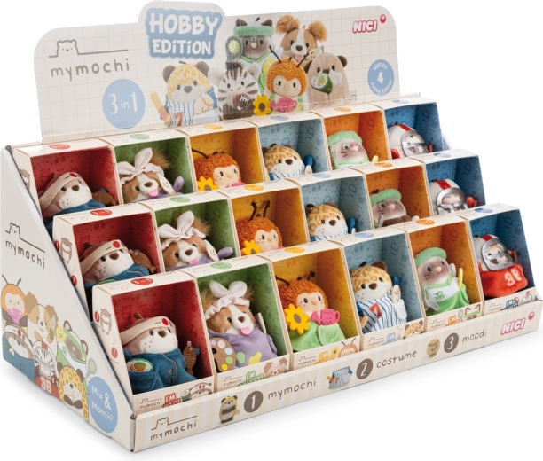Display de tejghea Nici MyMochi, ediția Hobby, 8 cm (18 buc.)