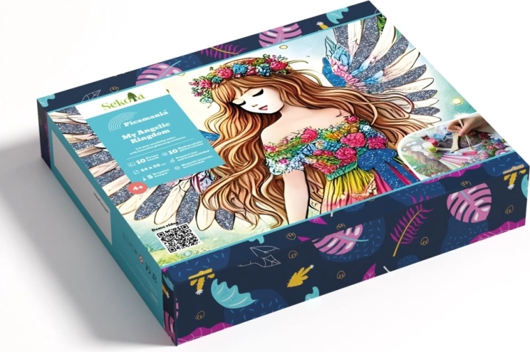 Sekoia Picamania și zâne îngerești – set creativ cu sclipici