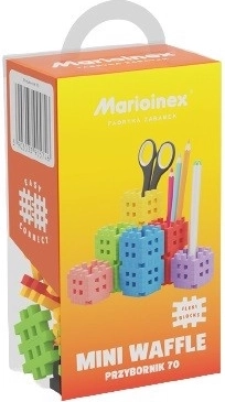 Mini cuburi de construcție tip vafă - Toolbox 70 de piese