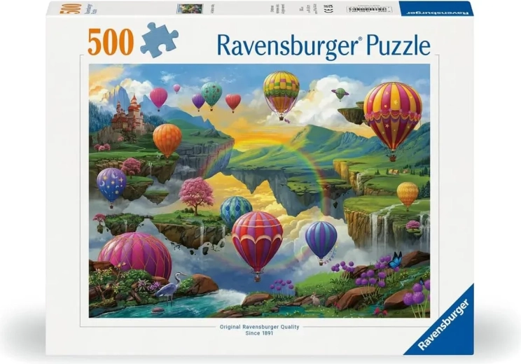 Puzzle Ravensburger Valea baloanelor cu aer cald, 500 de piese