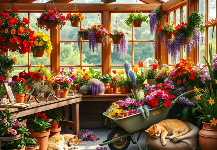 Puzzle Alipson Relaxare în seră 1000 de piese