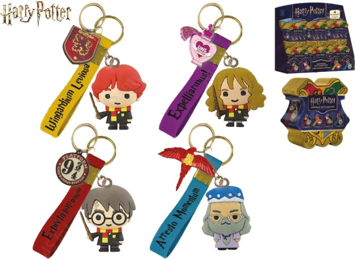 Breloc Harry Potter – set 12 bucăți, 4 modele