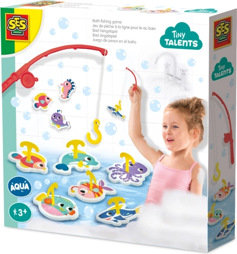 Pescuit în cadă Tiny Talents – autocolante din spumă pentru apă cu undiță