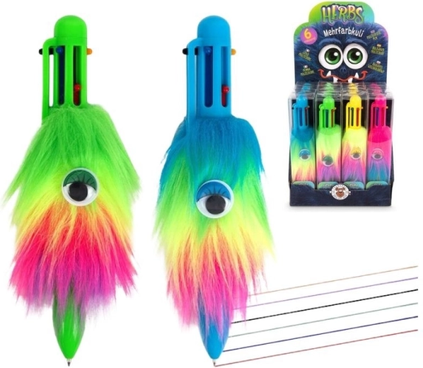 stilou pufos cu șase culori