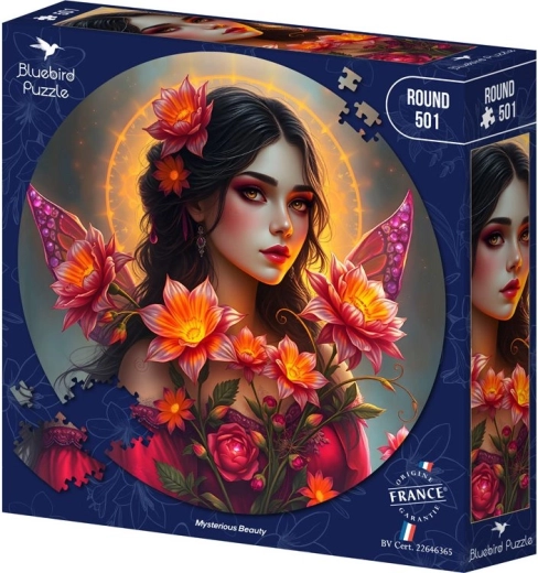 Puzzle rotund Bluebird „frumusețe misterioasă” 501 piese