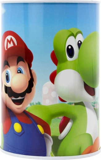 Pușculiță tip cilindru Super Mario 10 × 15 cm - 1 bucată