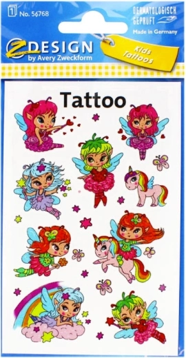 Tatuaje cu zâne și unicorni