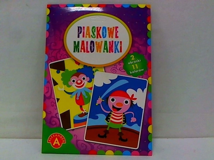 Pictură cu nisip – clown și pirat