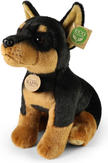 Câine de pluș doberman 30 cm eco-friendly RAPPA