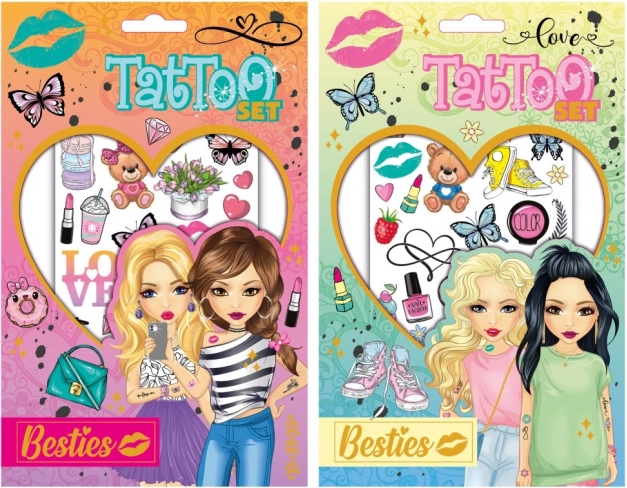 Set de tatuaje pentru copii – 2 coli 20 × 13 cm (70+ tatuaje)