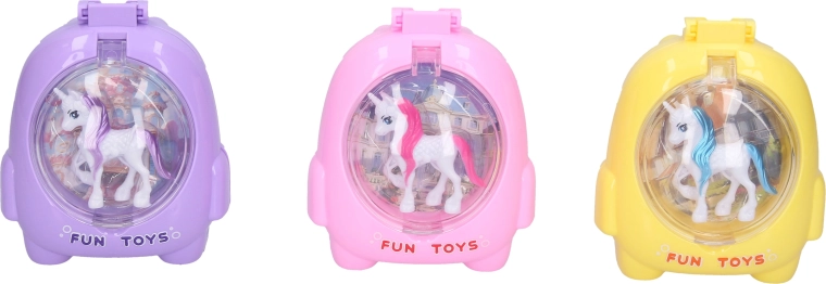 Figurină de unicorn în cutie (surpriză) 10 cm - 1 bucată