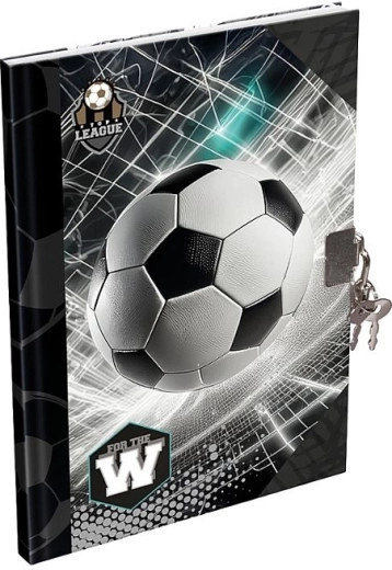 Jurnal secret A5 LizzyCard Top League cu lacăt