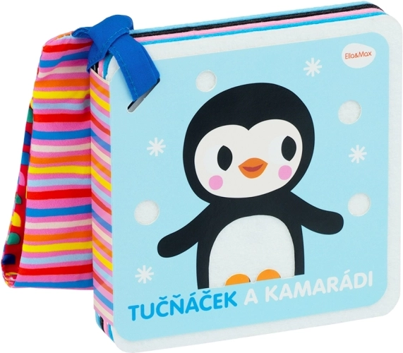 Cărticică pentru cărucior Pinguinul și prietenii