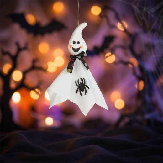 Decorațiune halloween suspendată fantomă 48 × 44 cm