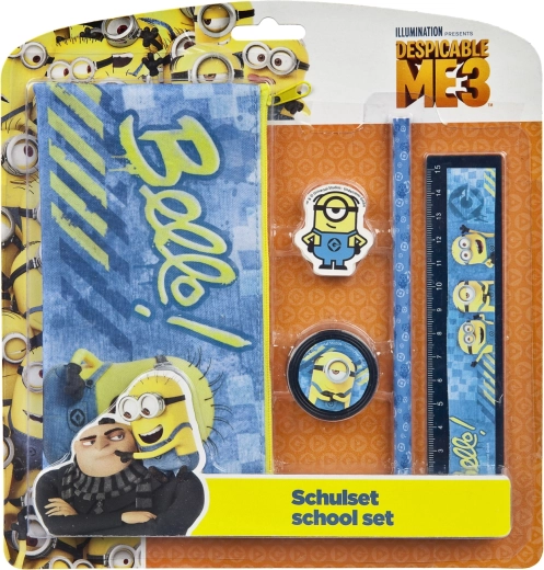 Minions set școlar 5 piese - 1 bucată