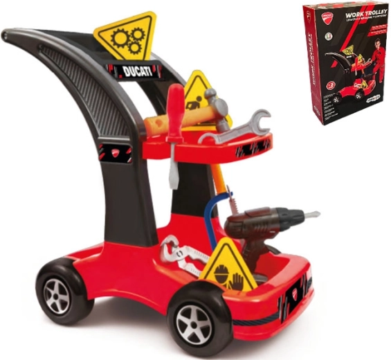 Set de reparații pentru copii Ducati cu cărucior, 30 de piese