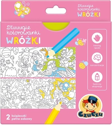 CzuCzu Cărți lungi de colorat Zâne