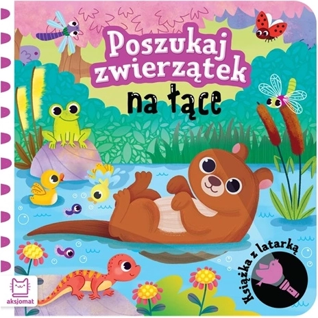Caută animăluțe pe pajiște – carte interactivă pentru copii cu lanternă