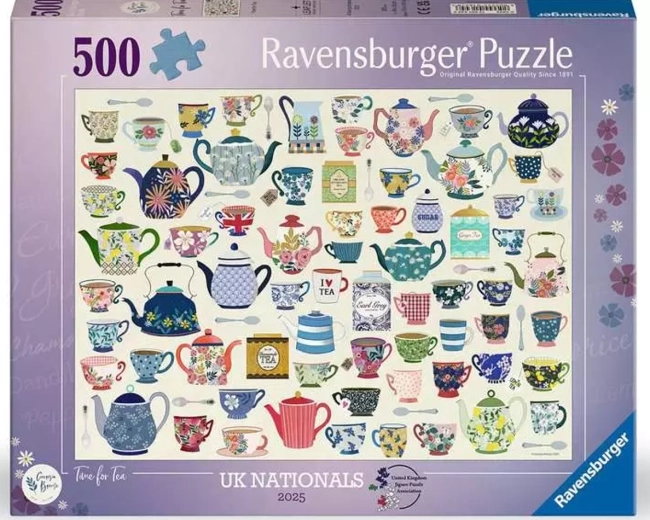 Puzzle Ravensburger Ceaiul de la ora 5 – 500 de piese