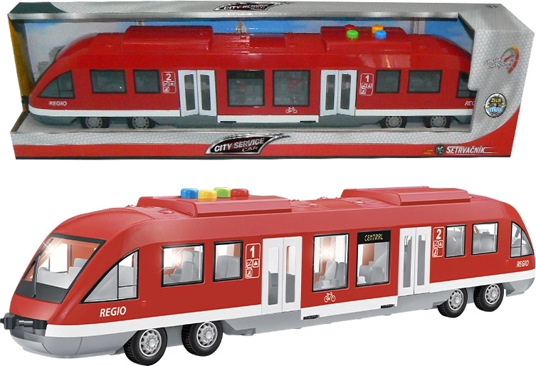 Tren interactiv cu efecte sonore și luminoase