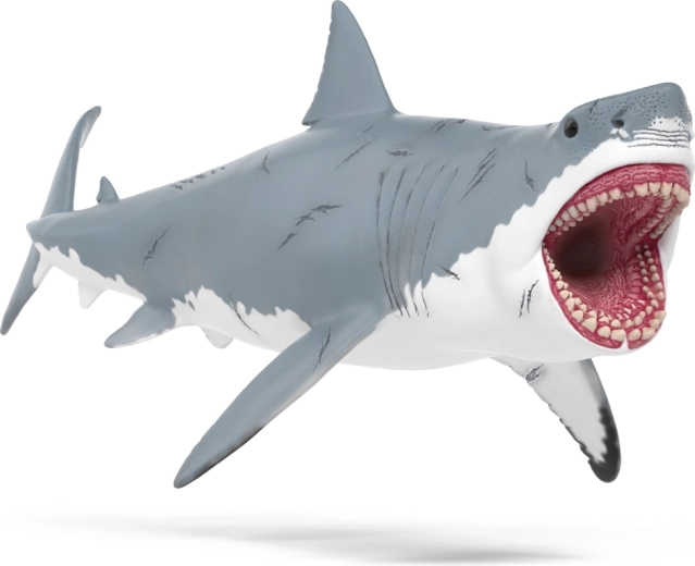 Figurină rechin Megalodon – prădător marin realist pentru copii