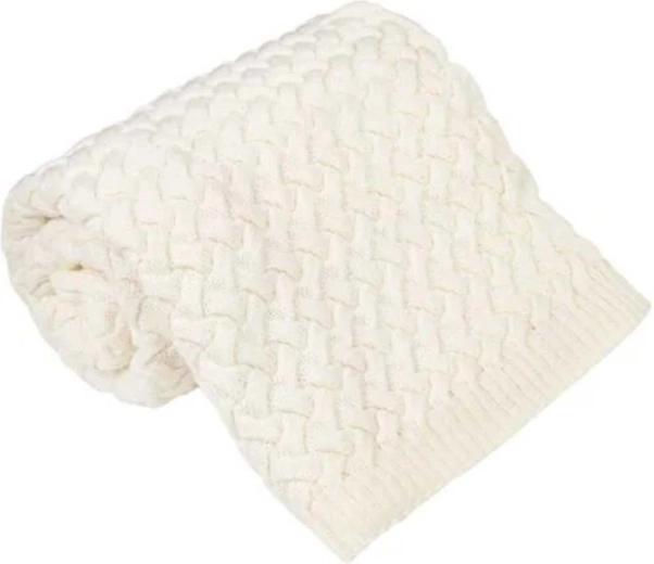 Pătură merino NANNA Fluffy ecru