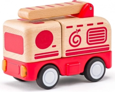 Mașină de pompieri cu iluminare și semnal