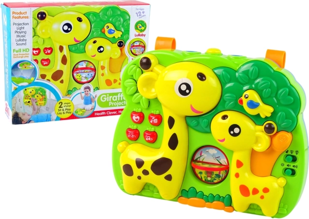 Proiector Panou cu Girafă și Sunete pentru Copii