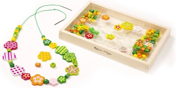 Set de mărgele verzi Kwiatuszki