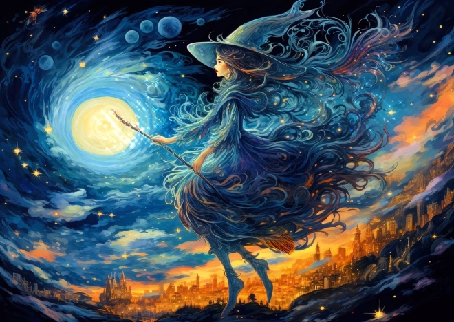 Puzzle Noaptea vrăjitoarelor 1000 piese