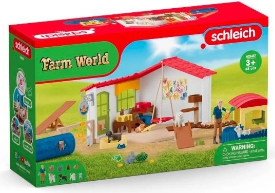 Schleich farm world hotel pentru animale