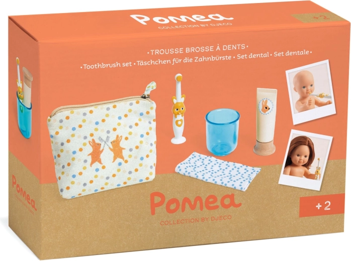 Djeco Pomea set pentru igiena dentară a păpușilor