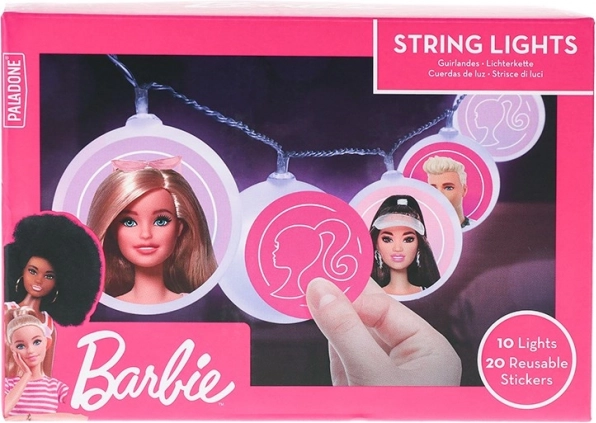 Șir luminos BARBIE cu autocolante