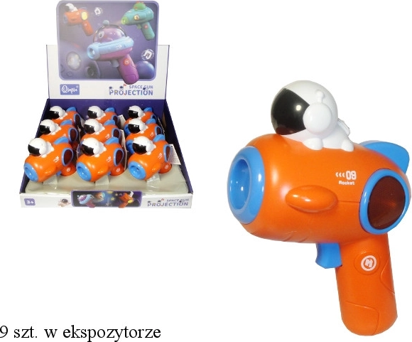 Pistolă cu proiector pentru copii cu lumină și sunet