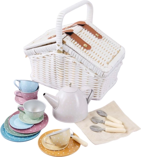 Jabadabado set de ceai cu coș de picnic