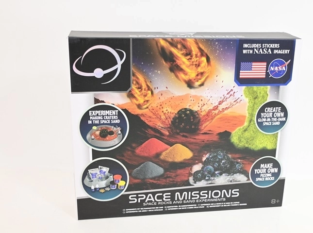 Piatra cosmică NASA și nisip – set creativ de experimente