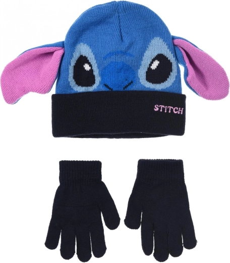 Căciulă și mănuși pentru copii Lilo și Stitch