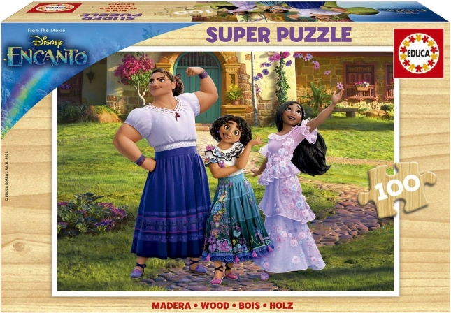 Puzzle din lemn ENCANTO 100 piese