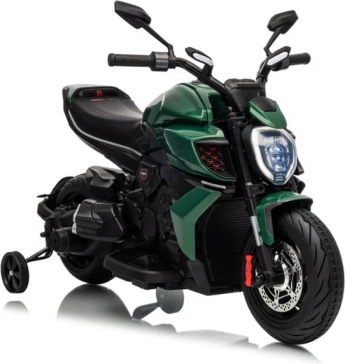 Motocicletă electrică pentru copii DUCATI DIAVEL V4 XMX656 – verde